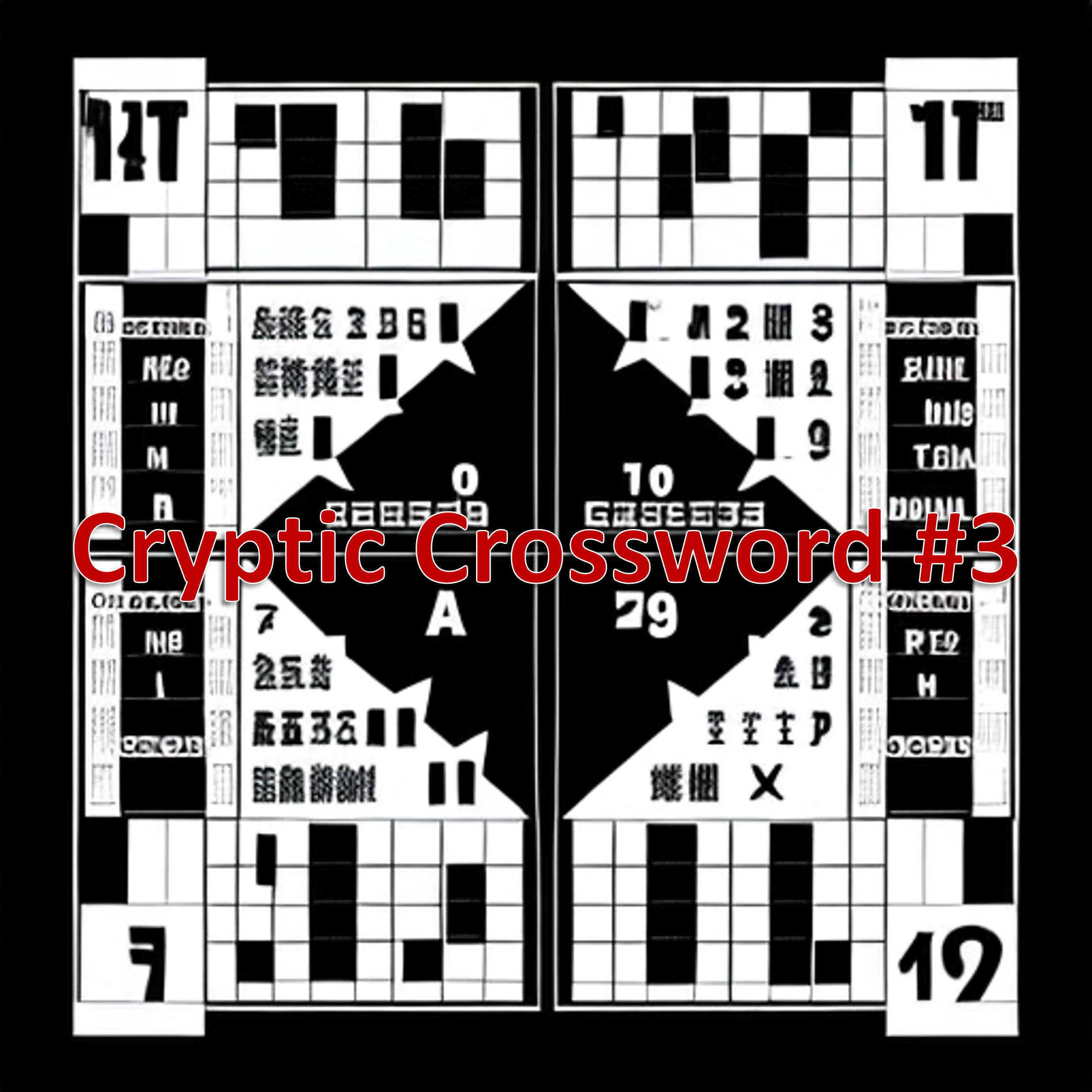 Cover of Nathan Ryan's third Cryptic Crossword puzzle.